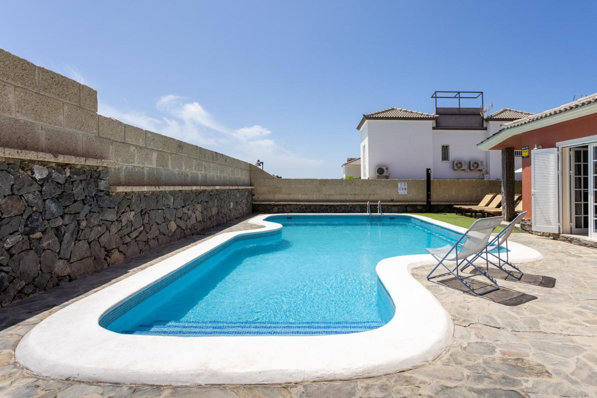 Villa Chloe Costa Adeje Tenerifesummervillas Giant Private Pool 11 Meters Long Exteriér fotografie