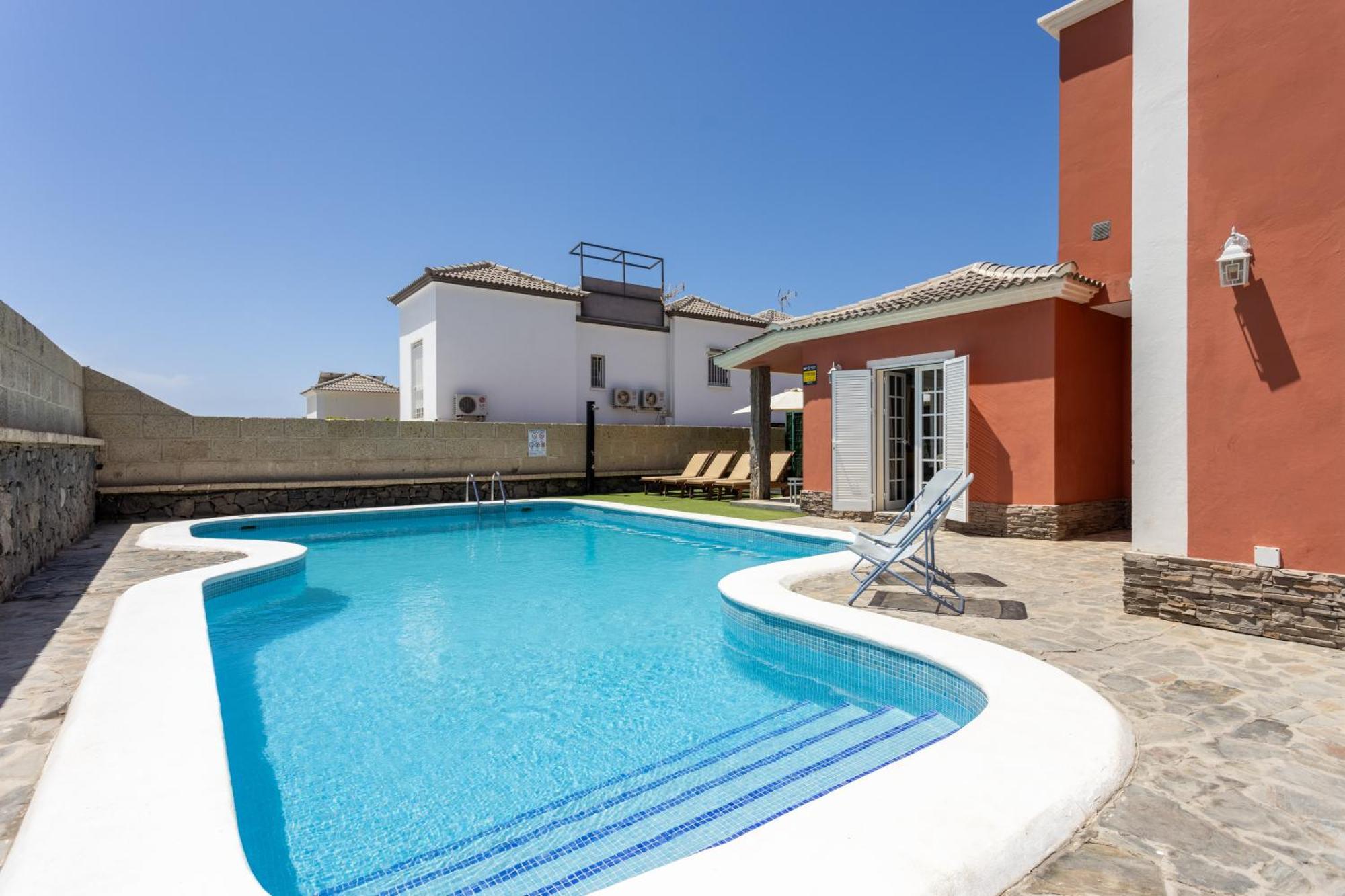 Villa Chloe Costa Adeje Tenerifesummervillas Giant Private Pool 11 Meters Long Exteriér fotografie
