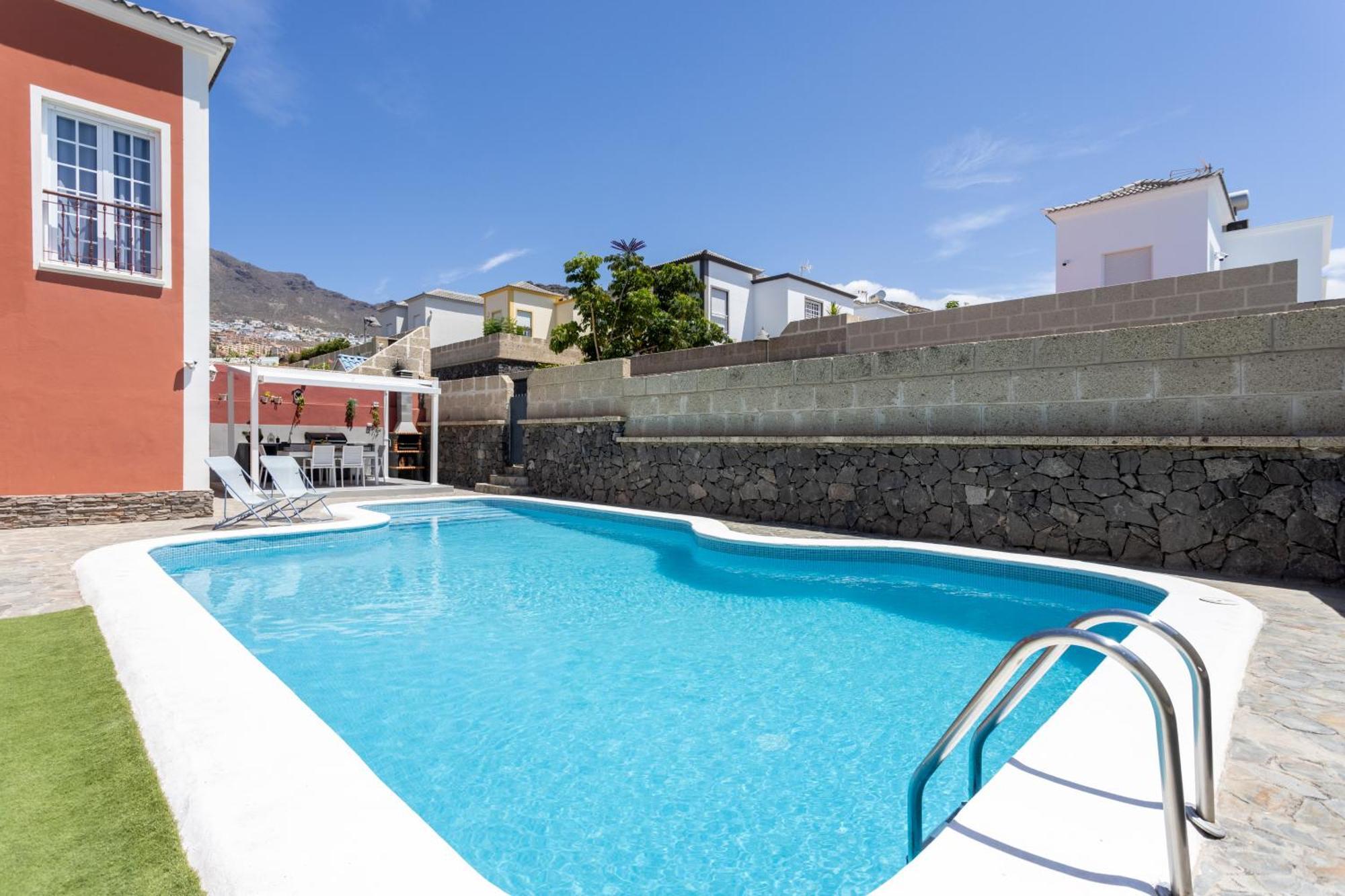 Villa Chloe Costa Adeje Tenerifesummervillas Giant Private Pool 11 Meters Long Exteriér fotografie